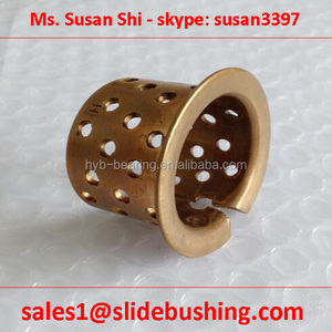 <span class=keywords><strong>FB092</strong></span> แบริ่งห่อสีบรอนซ์ WB-802 บุชหน้าแปลน DYB900 DYB902 บูชห่อสีบรอนซ์ - Product Image 2