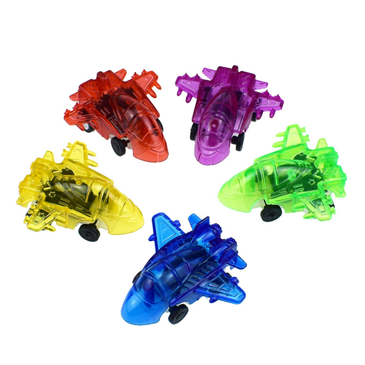 Amazon heißer Verkauf Werbe bonbon Farbe transparent Mini Kunststoff zurückziehen Autos pielzeug für Kapsel