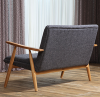 Chaises de salon en bois pour chambre à coucher, canapés