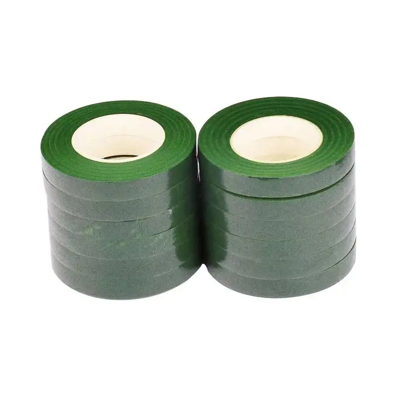 Popular 1/2" x 30 Yards middle green dark green Floral Tape Florist Stem Wrap for Bouquet Flowers