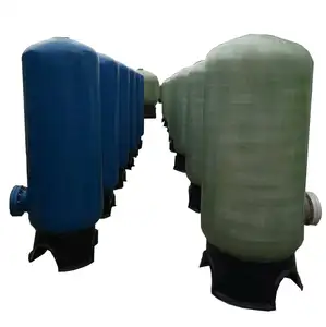 FRP SAND MEDIA FILTER WATER TREATMENT PREFILTER OF UF SYSTEM RO PLANT