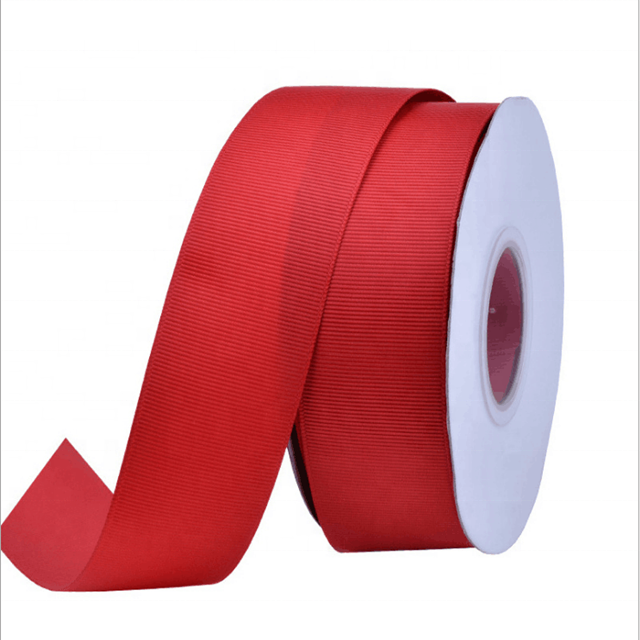 1inch Width Multicolor Grosgrain Ribbon for gift Eco-friendly Grosgrain Ribbon with printing Polyester Ribbon