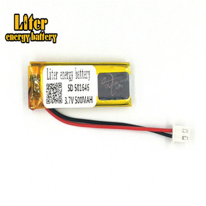Plug 2.5-2 P 3.7 V 501646 500 mah small lipo battery rechargeable Li-ion battery - Product Image 2