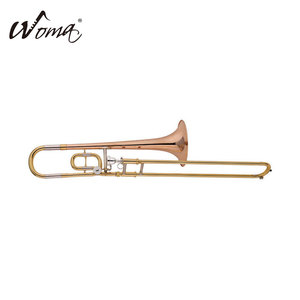 Instrumentos Musicales <span class=keywords><strong>de</strong></span> Viento Metal Trombón Bajo Dorado - Product Image 2