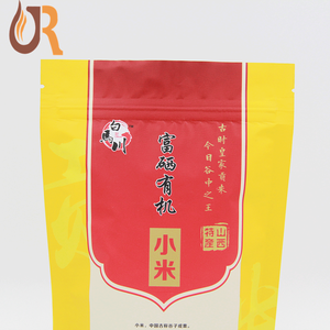 Stampa personalizzata opaca superficie di riso cibo sacchetto della chiusura lampo di personalizzazione pacchetto <span class=keywords><strong>miglio</strong></span> di plastica stand up di imballaggio foglio di alluminio sacchetto - Product Image 2