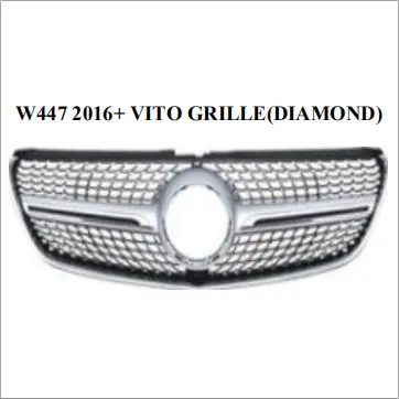 ตะแกรง W447รถยนต์สำหรับ Benz 2016 + วีโต้ (เพชร) viccsauto