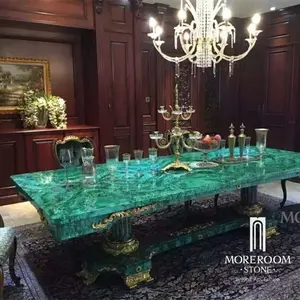 Marble countertop green malachite price natural stone malachite slab cn moreroom moreroom stone marble malachite stone polished big slab semi precious stone