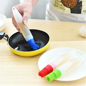 1 CÁI Silicone Dầu Lỏng Pen Pastry Bàn Chải Cho Bánh Bơ Bánh Mì Nướng Công Cụ