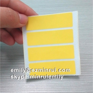 Tùy Chỉnh Trống Màu Vàng Phá Hủy Vinyl Nhãn Cuộn, Màu Vàng Trống Tự Phá Hủy Vinyl Stickers Trong Rolls Cho Biến Dữ Liệu In - Product Image 2