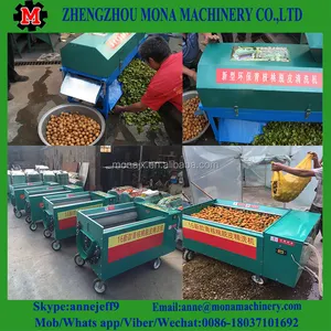 Hoge Productiviteit Automatische Macadamia Noten Verwerking Peeling Machine