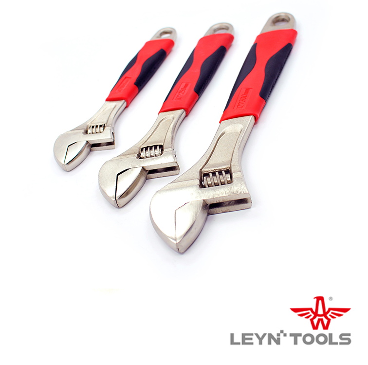 High adjustable Angle wrench magic spanner with double color handle