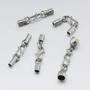 Wholesale Stainless Steel Clasp With End Clasp Jewelry Making Necklace 2-8MM ZXPJ001