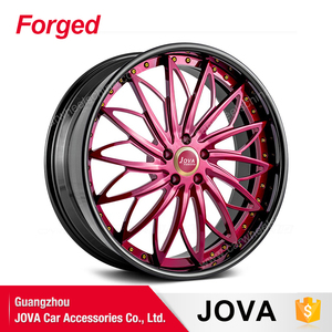 Jova forged cóncavo carreras barato <span class=keywords><strong>llantas</strong></span> de aleación negro y verde <span class=keywords><strong>llantas</strong></span> - Product Image 3