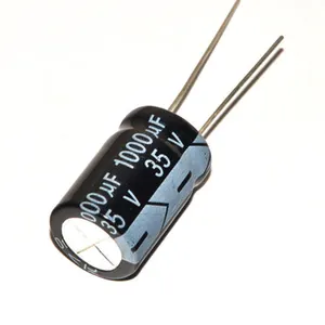 Capacitor eletrolítico de alumínio 1000uf 35v capacitadores, fornecedor