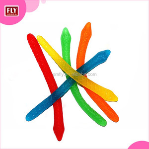 Caramelo gomoso en forma <span class=keywords><strong>de</strong></span> <span class=keywords><strong>serpiente</strong></span> personalizado <span class=keywords><strong>de</strong></span> alimentos saludables Halal al por mayor - Product Image 2