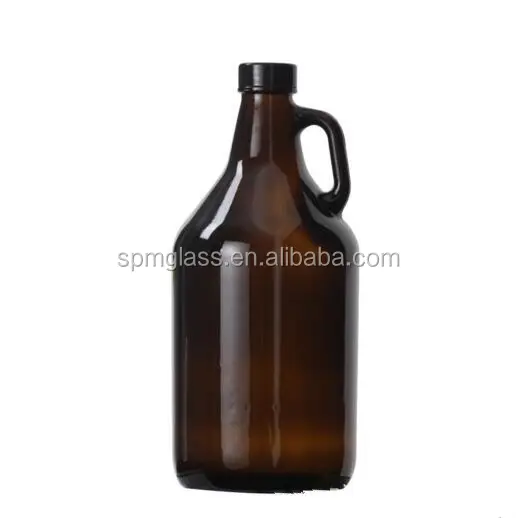 Botella de cerveza ecológica, tarro de vidrio de 2 litros