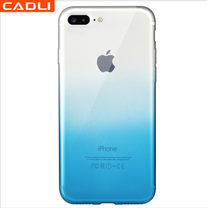 Mejor venta de silicona caso móvil para iPhone 6 s caso de tpu transparente gradiente - Product Image 1