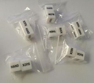 ชุดลูกเต๋าความรักพลาสติกคุณภาพสูง (2ลูกเต๋าต่อชุด) สำหรับเกมคนรัก - Product Image 5