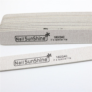 Di alta qualità trucioli di legno nail file con il grigio e bianco due lati lucido bar 180/240 di spessore trucioli di legno - Product Image 3