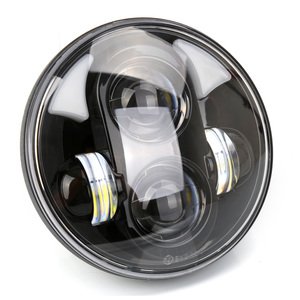 Harley 5.75 pulgadas que emite luz nuevo diseño sportlight con cuernos en línea - Product Image 4