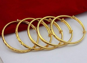 Bracelets et pendentifs en fer plaqué <span class=keywords><strong>or</strong></span>, <span class=keywords><strong>18</strong></span> carat, bracelets imitation cuivre, tendance - Product Image 4