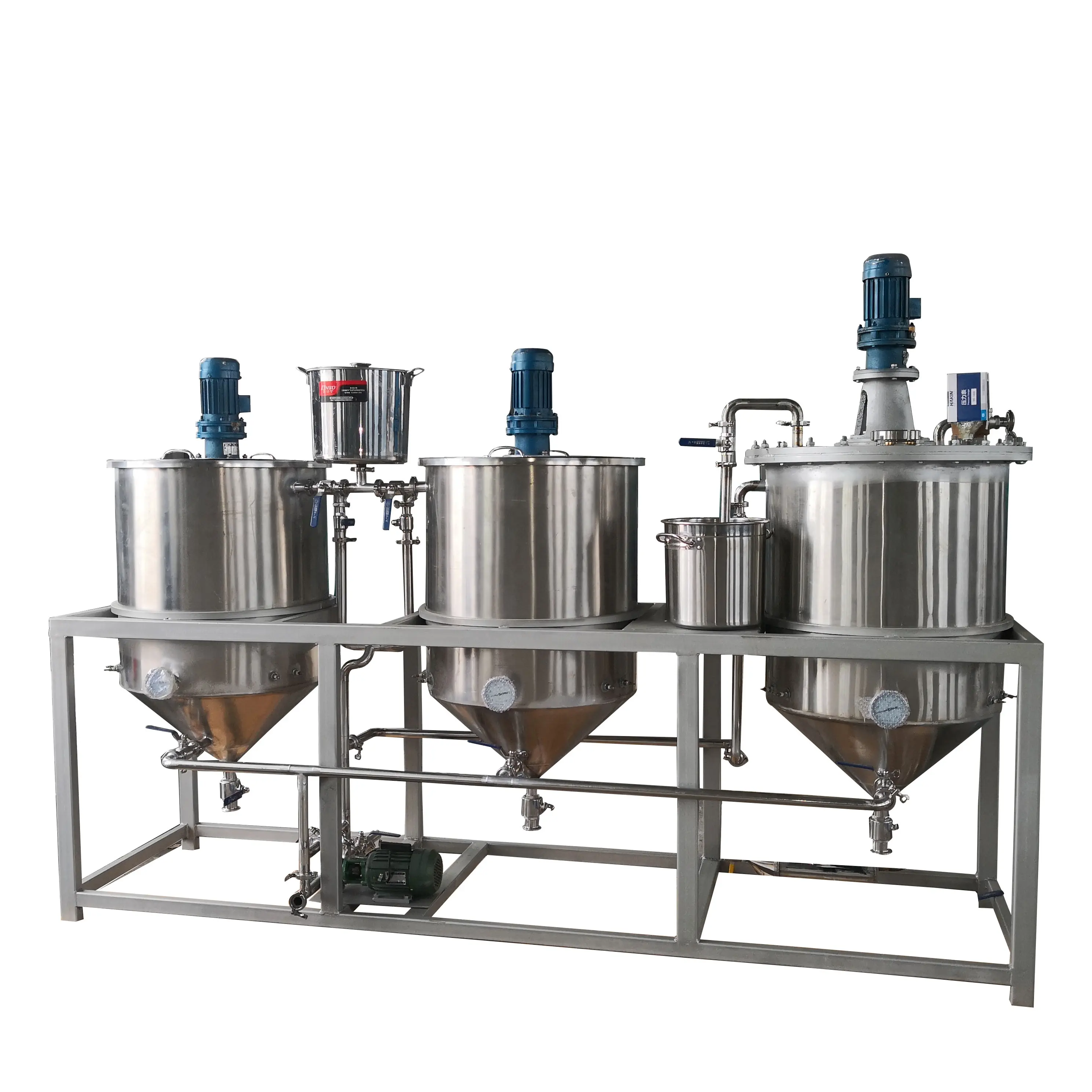Cooking oil refinery equipment groundnut oil production palm oil refining machine