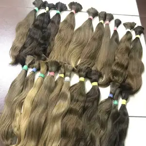 100%unprocessed indian virgin remy human bulk hair quality soft and good smoothness
