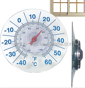 Popular Jardim Ferramentas Doméstico Bimetálico Indoor <span class=keywords><strong>Outdoor</strong></span> Sucção Cup Janela Termômetro - Product Image 2