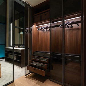 Trung Quốc Nhà Máy Ý Phong Cách Nhôm Closet Cửa Với <span class=keywords><strong>Pivot</strong></span> Bản Lề - Product Image 5