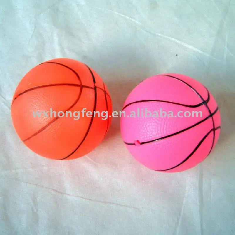 Bola inflável de basquete de brinquedo de plástico macio