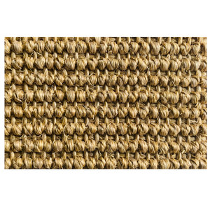 Tapis en sisal ignifuge avec bordure noire, facile à nettoyer, tapis ignifuge en sisal - Product Image 1