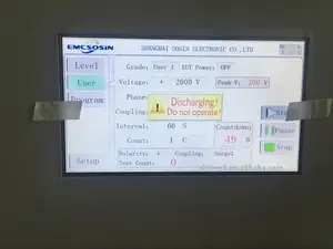 30kV Intelligent Electrostatic Discharge Generator ESD Simulator For EMC Compliance Testing