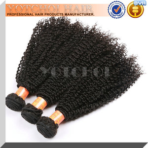 Afroamericano del pelo humano extensiones bebé curl human hair brazilian pelo dubai - Product Image 1