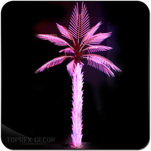 Aménagement paysager vert Arbre de Noël artificiel à led <span class=keywords><strong>Palmier</strong></span> artificiel extérieur éclairé à led - Product Image 5