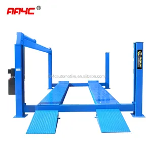 AA4C 10T 20T Bus Ramp Truck Hoist Heavy Duty Lift Hydraulic 4 Post Vehicle Lift Vehicle Parking System Vehicle Ramp