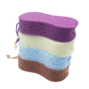 Foamstar Ecológico Esponja de baño en forma de 8 Espuma rica Limpieza fuerte Esponja de baño de limpieza corporal suave - Product Image 1