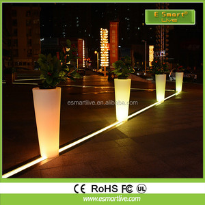 Alibaba gros maison/<span class=keywords><strong>jardin</strong></span>/partie/décoration de mariage étanches haute tech fleur vase/led pot de fleur - Product Image 3