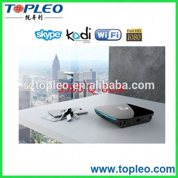 2016 Новая Коробка Android 5.1 Qbox HD Приемник S905 TV Box Kodi TV