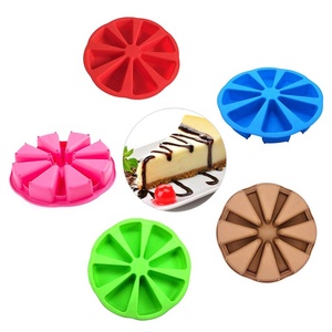 Molde <span class=keywords><strong>de</strong></span> Silicona para Pastel con 8 Cavidades Triangulares, Molde para Pizza - Product Image 6