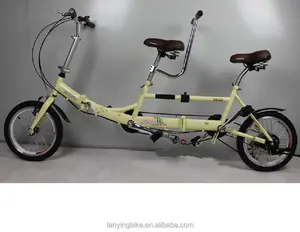 <span class=keywords><strong>Bicicleta</strong></span> tándem plegable de dos asientos y 6 velocidades de <span class=keywords><strong>20</strong></span> pulgadas, <span class=keywords><strong>bicicleta</strong></span> de turismo de ocio - Product Image 1