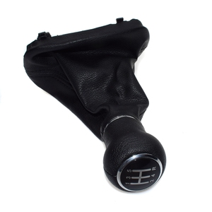 5สปีดเกียร์หนังสีดำ Boot สำหรับ <span class=keywords><strong>Audi</strong></span> A6 C5 A4 B5 A8 D2 - Product Image 2