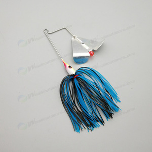 Leurre de pêche à gabarit à 2 lames, spinnerbait buzzer pour poisson au plomb - Product Image 2