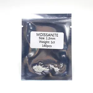 0.8-2.9mm in mischia Super bianco d colore Vvs sintetico creato pietre sciolte rotonde Moissanite - Product Image 1