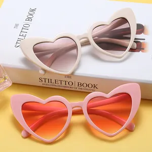 cat eyes sunglasses vintage heart shape sun glasses for women uv400 love heart sunglasses women (SG004)