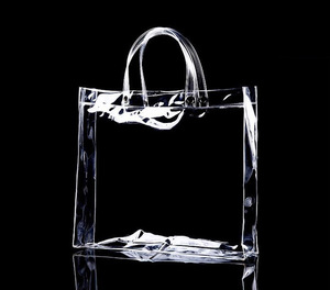 Sacs à main transparents approuvés pour les stades, sacs à main en plastique transparent, sacs à main pour femmes, cosmétiques pour le bain et le corps, trousse de maquillage avec poignée - Product Image 1