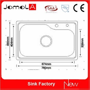 Js-7648 única tigela pia e <span class=keywords><strong>bar</strong></span> sink - Product Image 2