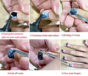 Unigel removedor <span class=keywords><strong>gel</strong></span> profesional Venta caliente magia de Arte de uñas quitar <span class=keywords><strong>gel</strong></span> polaco - Product Image 6