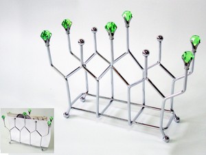 Gracefully Creative Curved Metal Wire <b>Book</b> Stand Holder - Product Image 2