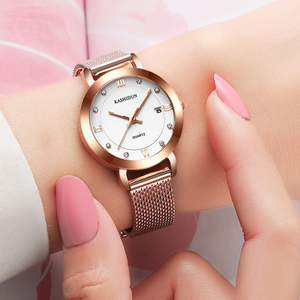 Amazon Acero inoxidable volver reloj barato <span class=keywords><strong>relojes</strong></span> <span class=keywords><strong>de</strong></span> oro <span class=keywords><strong>Mujer</strong></span> - Product Image 4
