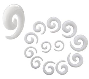 Vente en gros de spirales d'oreille en acrylique UV de 14G à <span class=keywords><strong>00G</strong></span>, 10 mm, pour mariage, fiançailles, cadeau, fête - Product Image 4